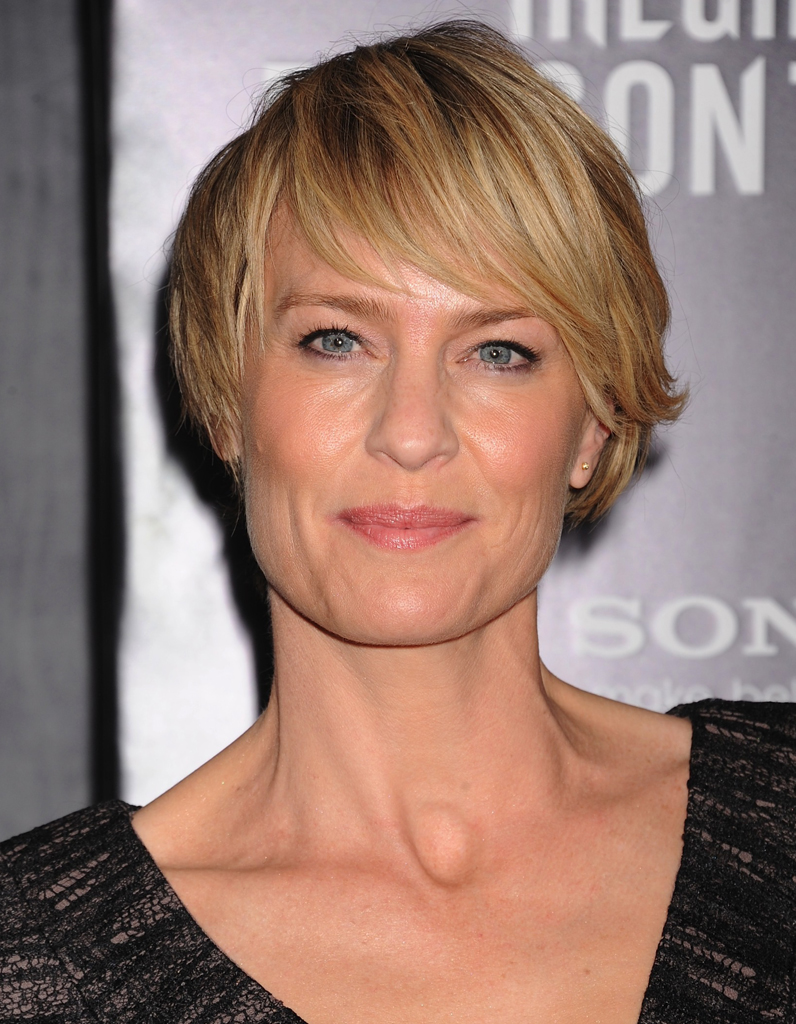 Le balayage blond de Robin Wright