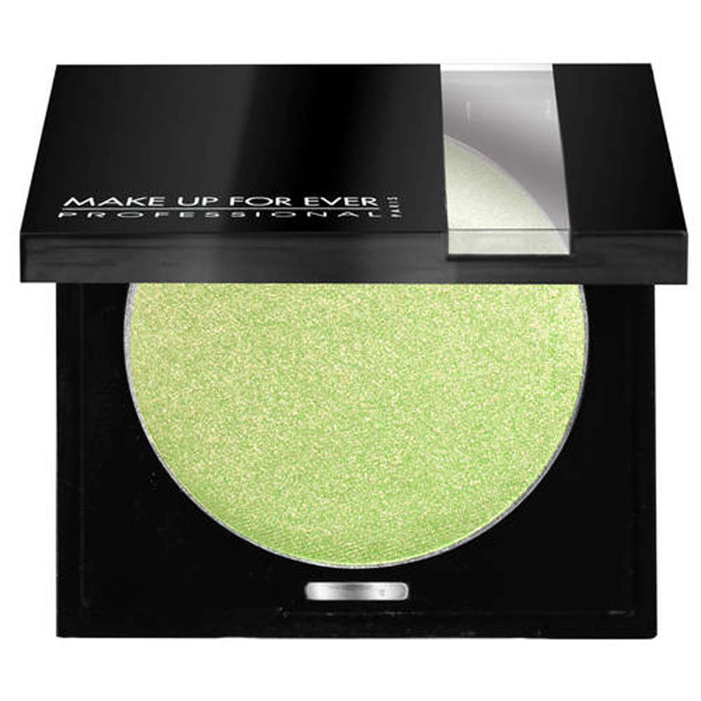 Fard à paupières, vert citron diamante, Make Up Forever Tendance jungle le bon makeup pour