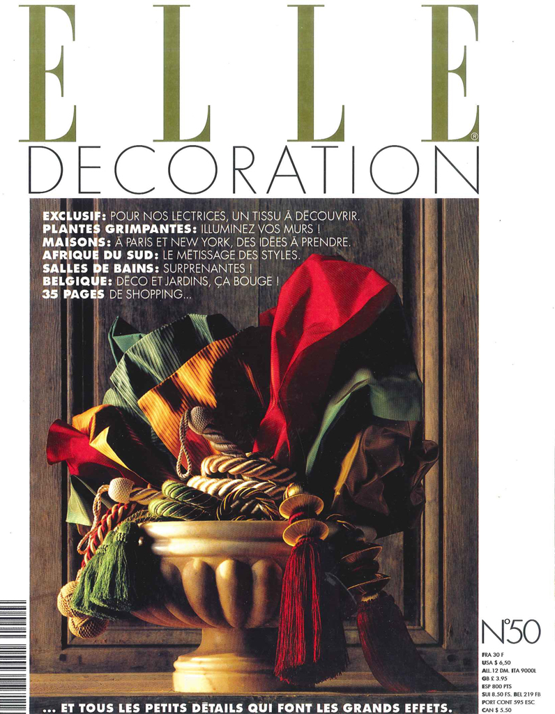 Couverture ELLE Décoration découvrez toutes les couvertures du ELLE