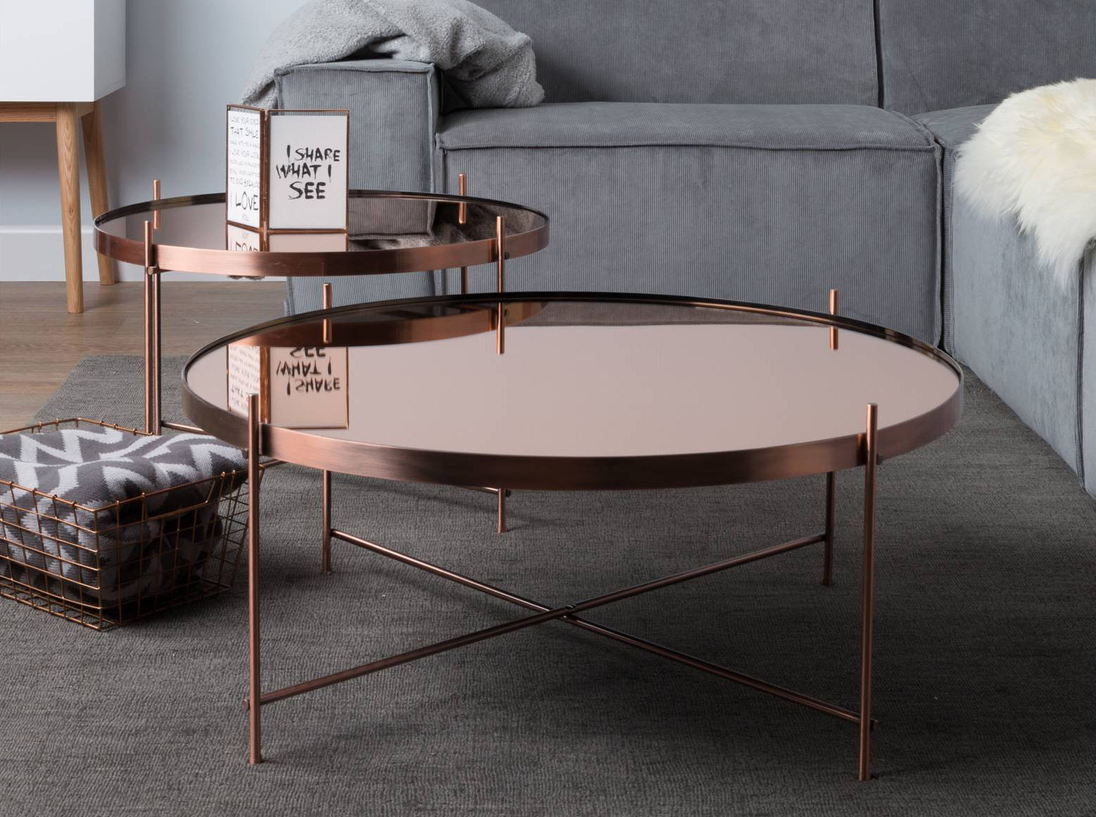 Le rose gold, c'est tendance ! elle décoration