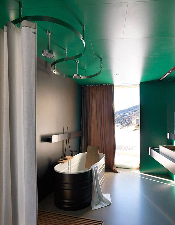Couleur salle de bains : 15 astuces pour apporter de la couleur à ... Bains Couleur de désign salle