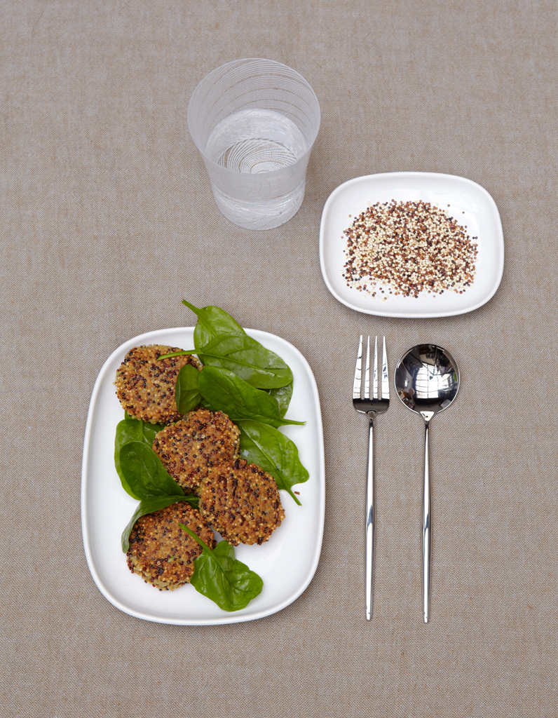 Galettes de quinoa au fromage pour 4 personnes Recettes Elle à Table