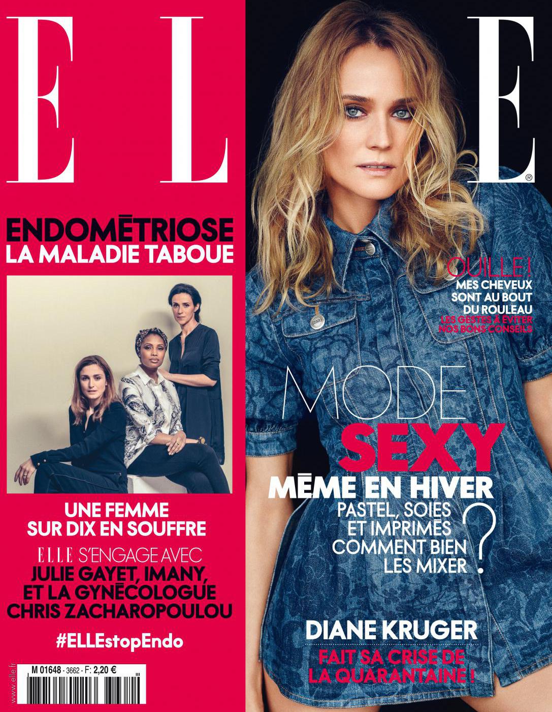 Diane Kruger en couverture de ELLE cette semaine Elle Diane Kruger en couverture de ELLE cette semaine Elle