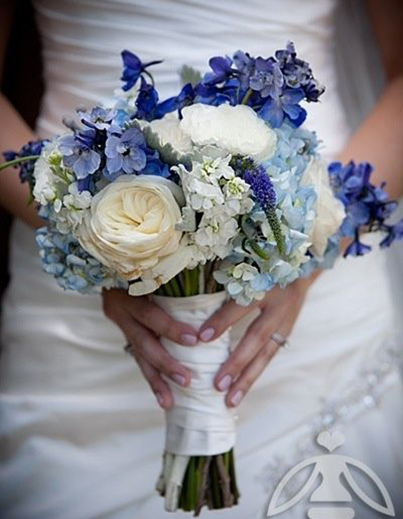 Blue Flowers Bouquet 72