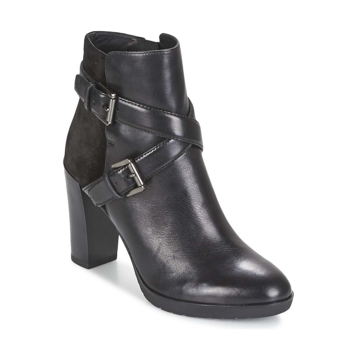 bottines noires geox