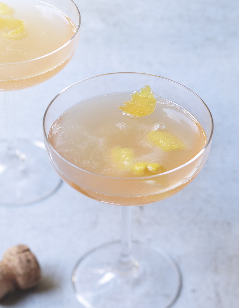 Cocktail champagne pamplemousse rose pour 4 personnes Recettes Elle