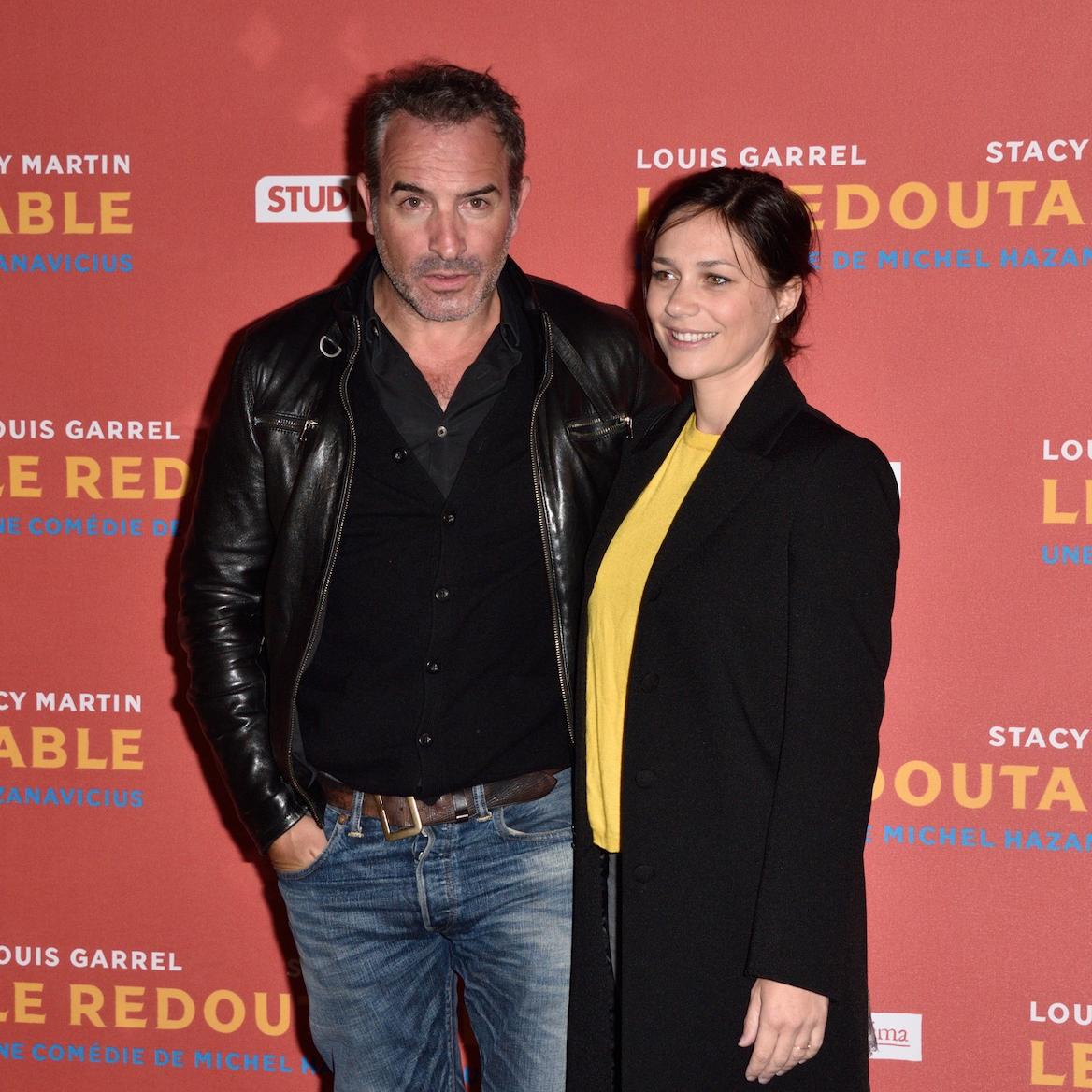 Jean Dujardin et Nathalie Péchalat : sortie amoureuse à l'avant-première du « Redoutable » - Elle