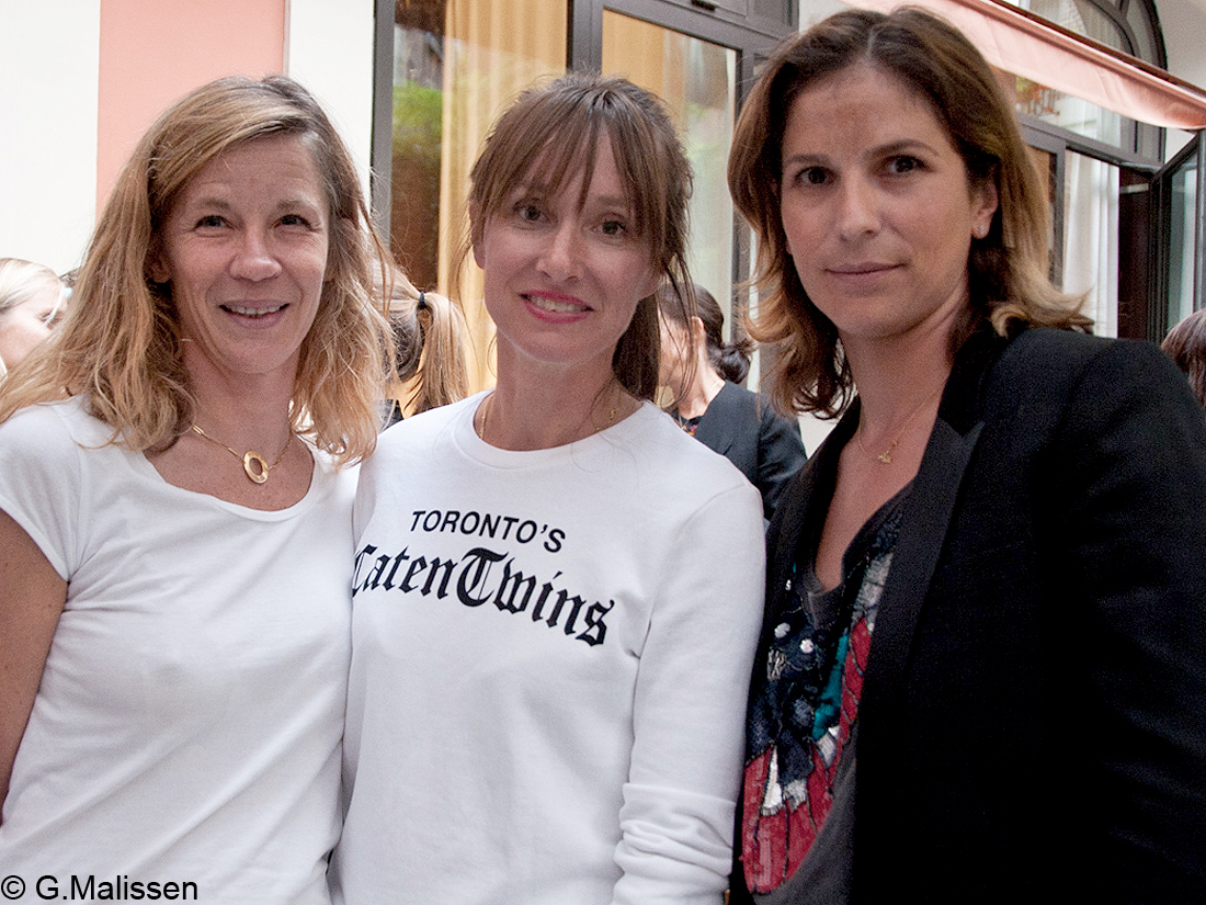 Valériane Van der Noordaa (Dior), Erin Doherty (ELLE) et Fleur Girardet